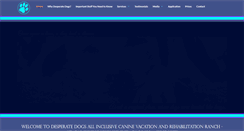 Desktop Screenshot of desperatedogsusa.com